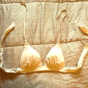 Victoria Secret white bikini top